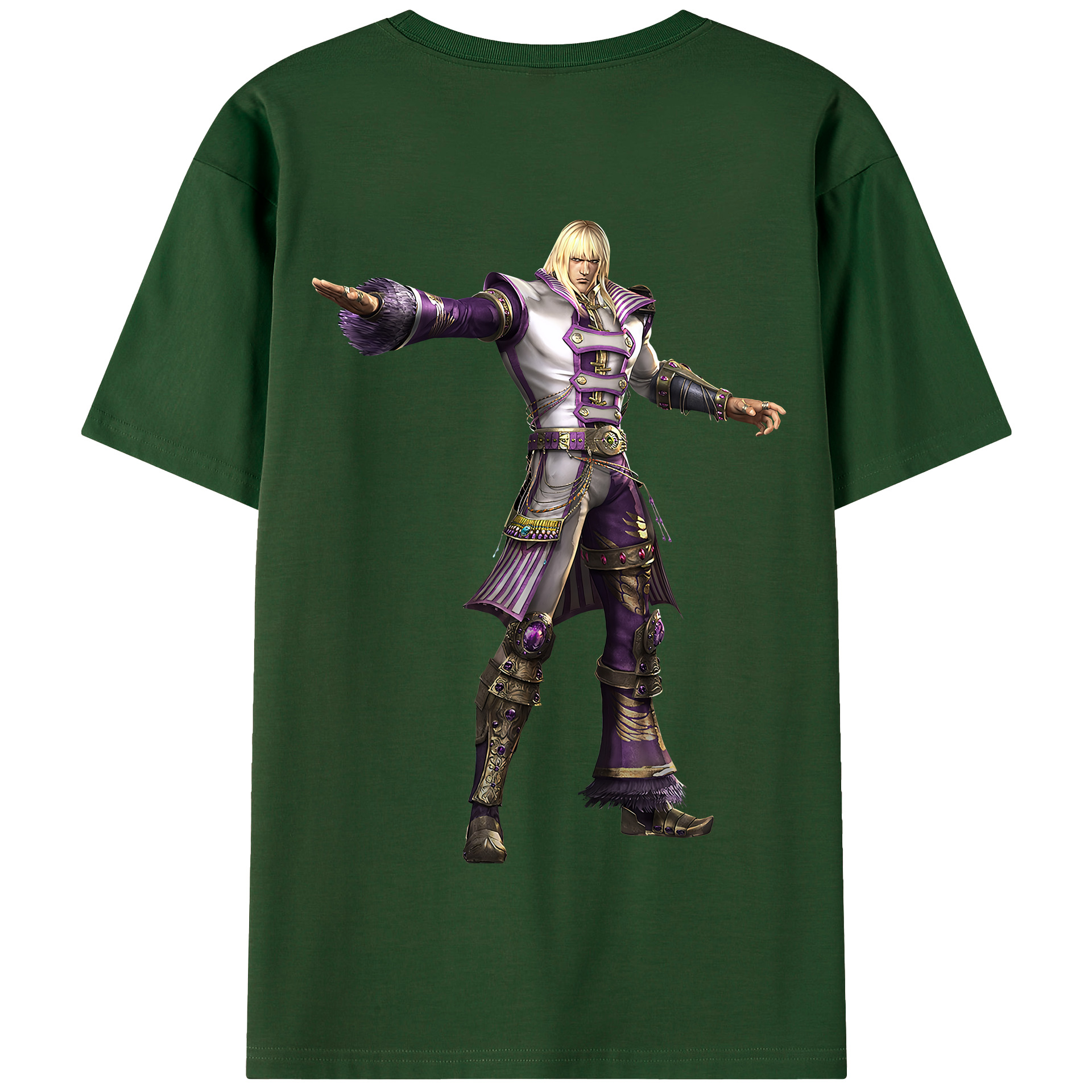 （画像用） 北斗の拳 Fist of the North Star 綿100％半袖Tシャツ（背面プリント）